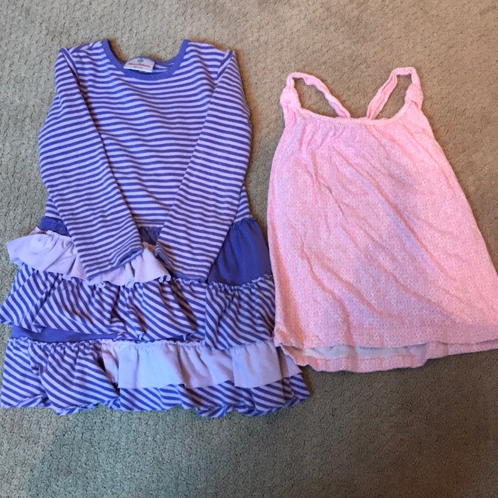 Hanna Andersson Crewcuts LOT dress, tank top 5t